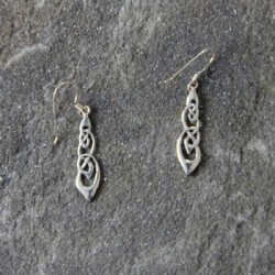 Long celtic Eternity Knot earrings B